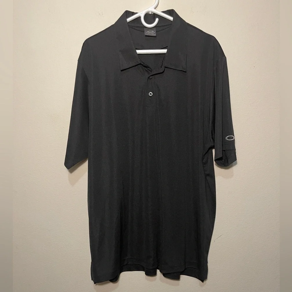 さんたさん専用 Oakley | Shirts | Oakley Mens Short Sleeve Black Golf Polo Shirt